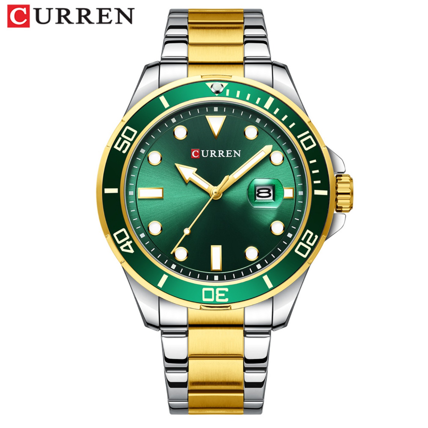 Luxury Watch All Brands - CURREN Nieuwe Green Water Ghost-serie Merk