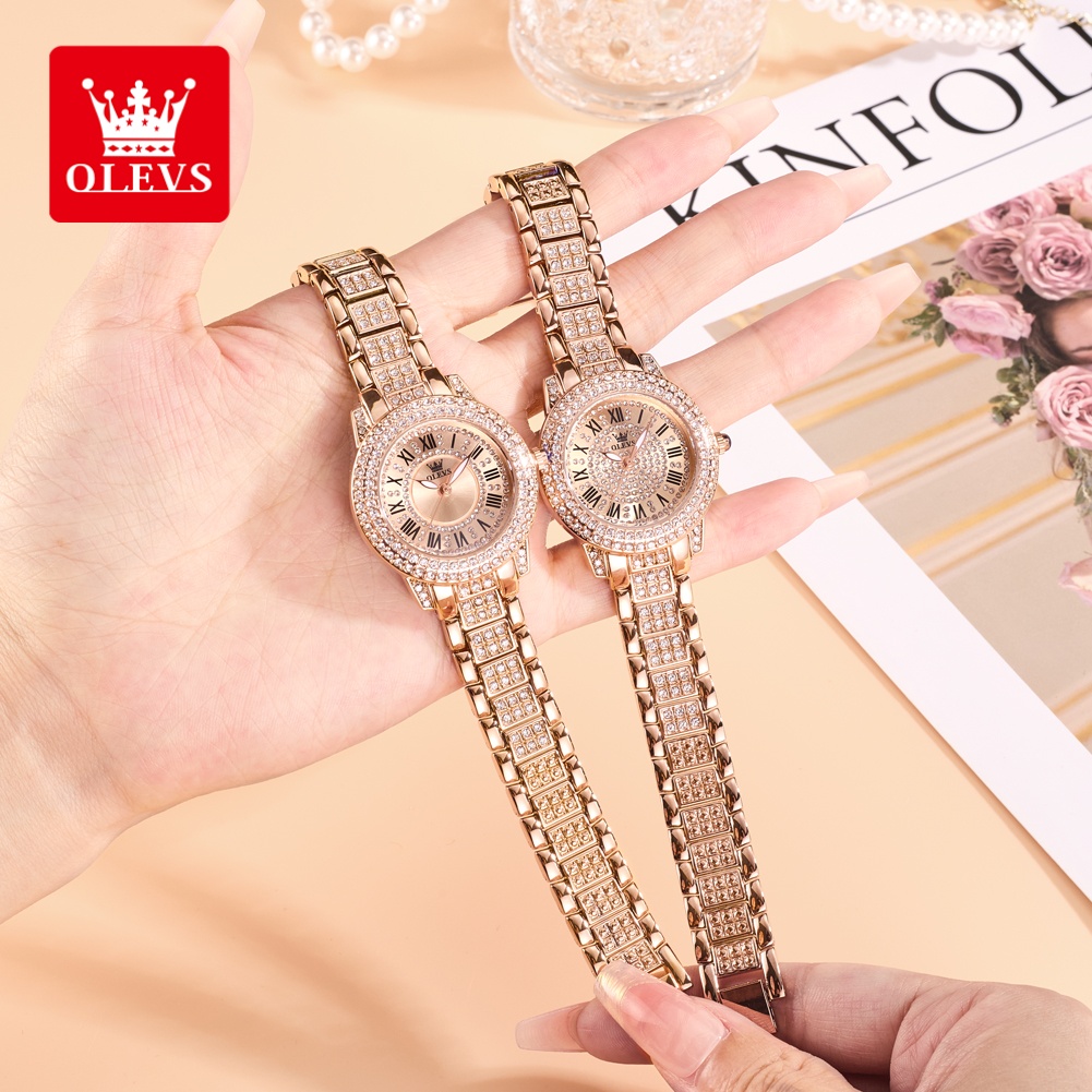 Luxury Watch In Usa - OLEVS Luxe mode dameshorloges Diamanten wijzerplaat