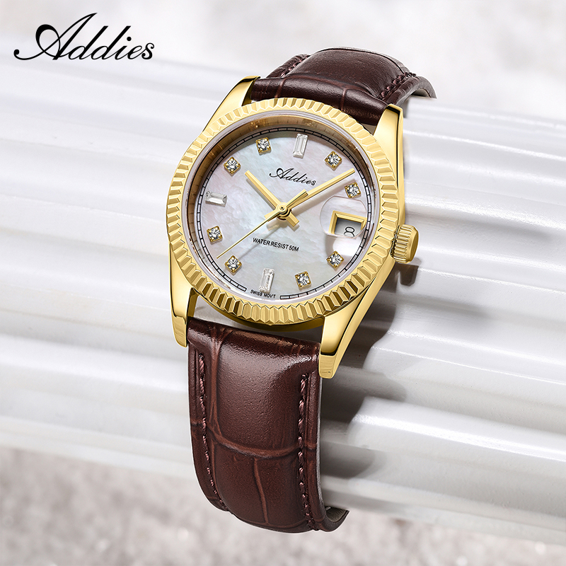 Luxury Watch In Usa - Addies 585 quartz dameshorloge 28 mm
