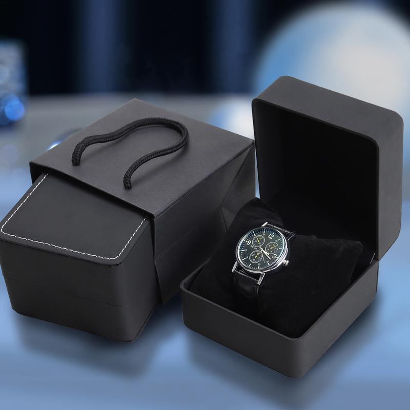 Luxury Watch Case Travel - Luxe lederen horloge opbergdoos reizen enkele