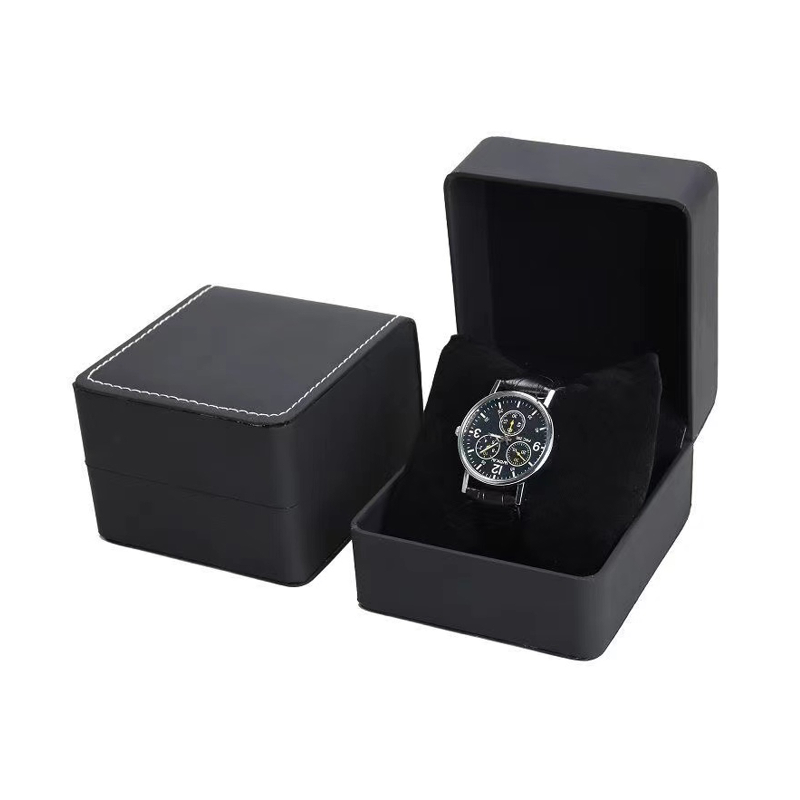 Luxury Watch Packaging Box - Lnofxas zwarte enkele horloge geschenkdoos met