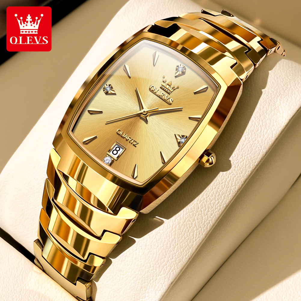 Luxury Watch Grade - OLEVS 7006 Luxe Originele Herenhorloges Tonneau