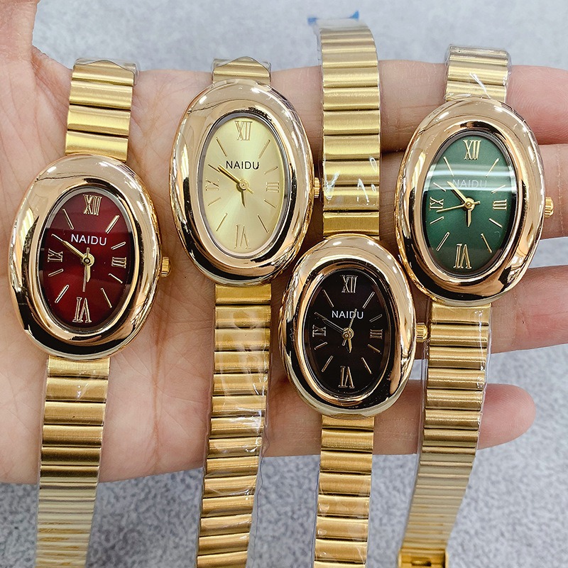 Luxury Watch Index - Luxe Merk Goud Ovale Vrouwen Quartz