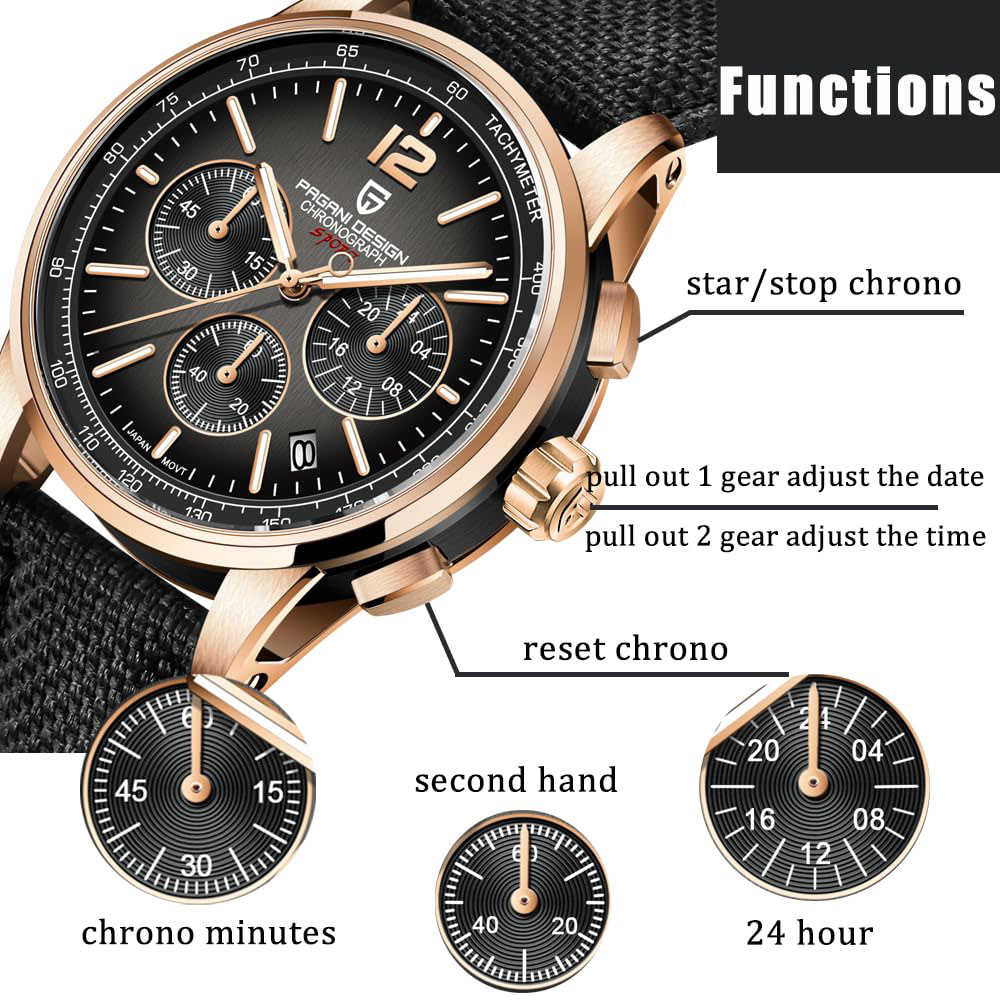 Luxury Watch Safe - PAGANI ONTWERP Nieuwe Heren Horloge 41mm