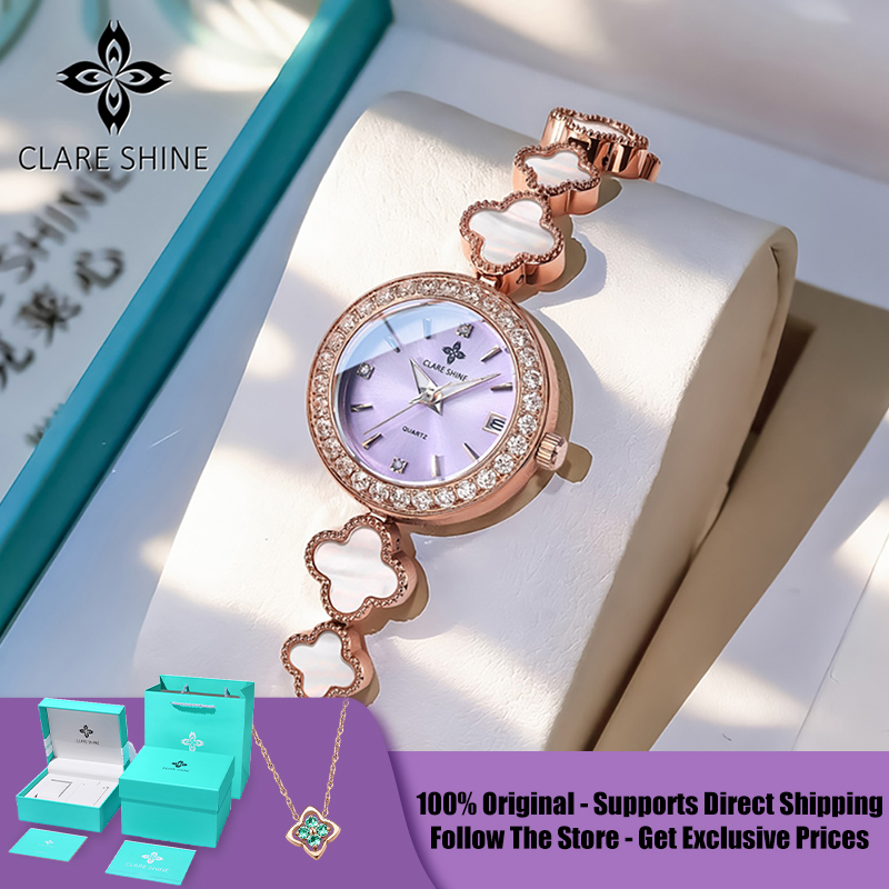 Luxury Watch In Usa - CLARE SHINE 7701 Lucky Series Klein