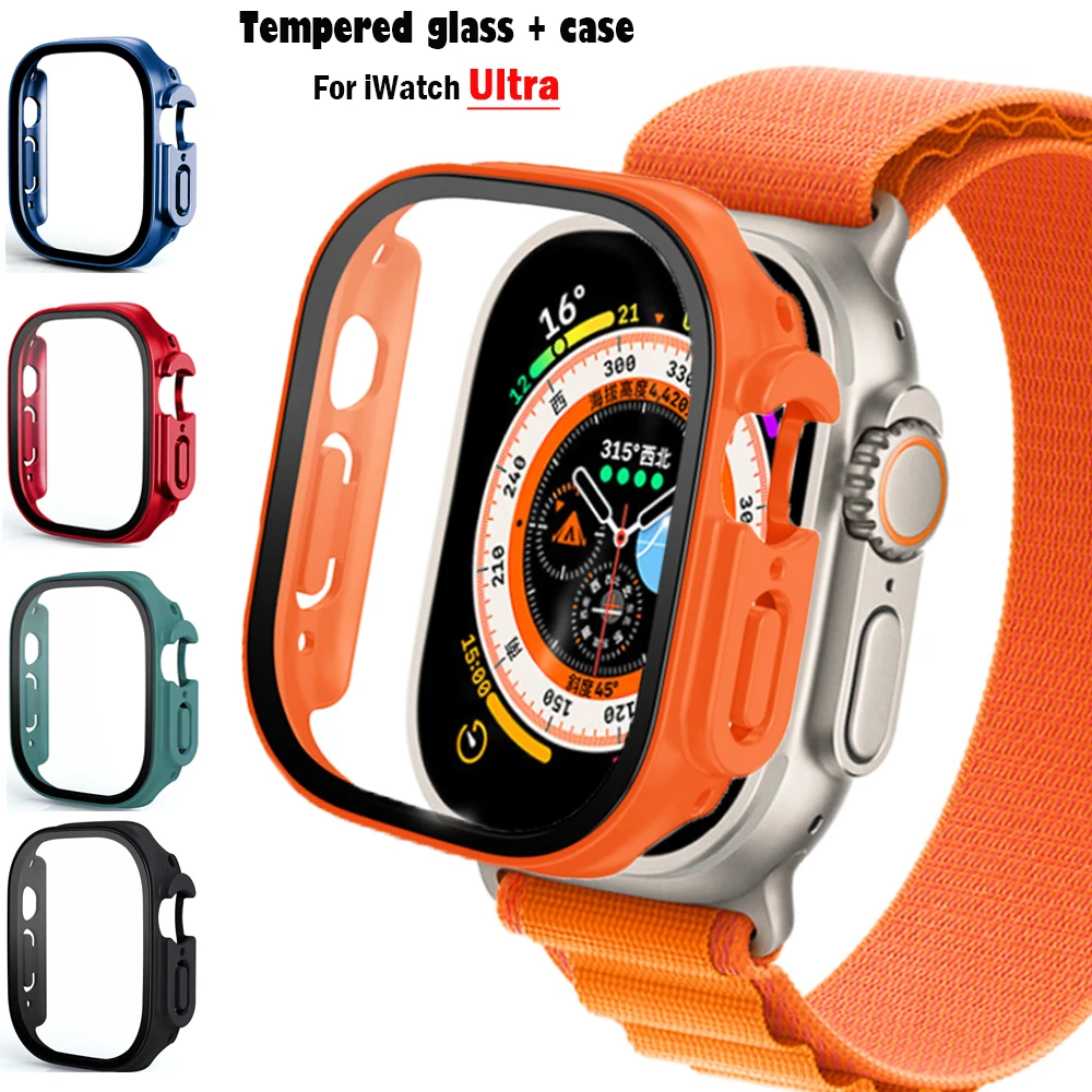 Luxury Watch Packaging Box - Glas + case Voor Apple Horloge
