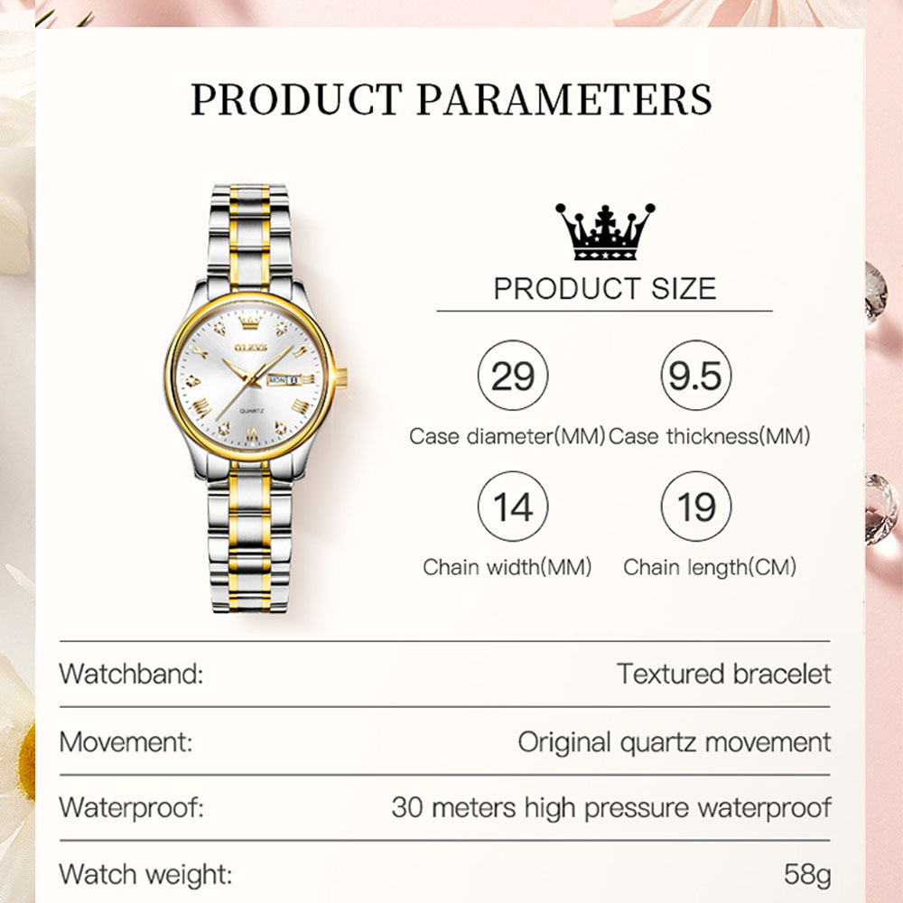 Olevs 5563 Nieuwe Mode Vrouwen - Luxury Watch Index recensie en prijs