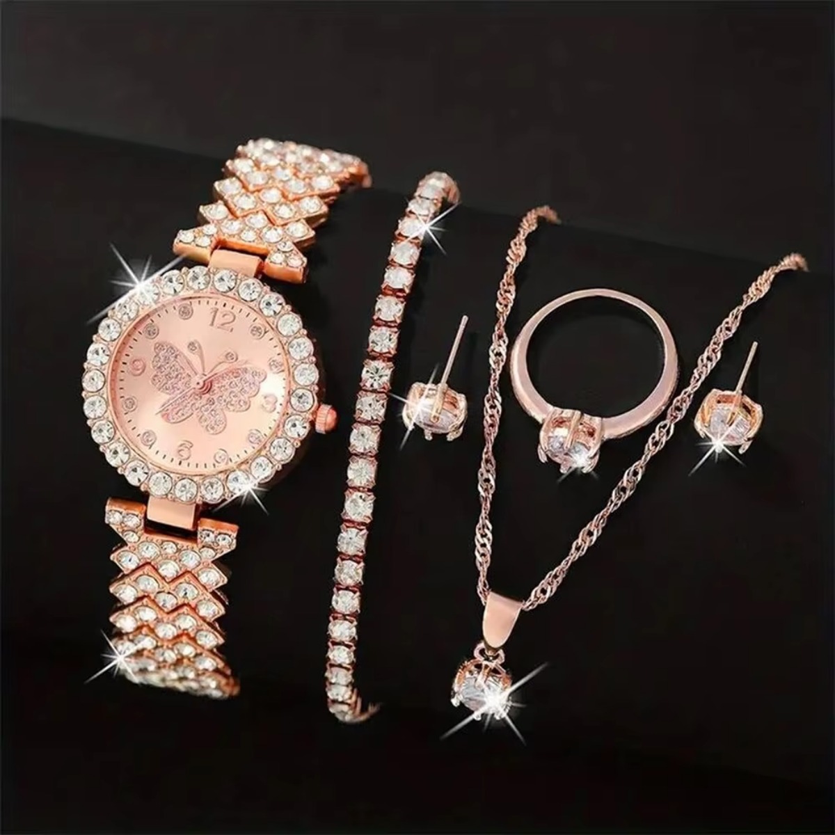 6 stks/set luxe strass vlinder - Luxury Watch Packaging Box recensie en prijs