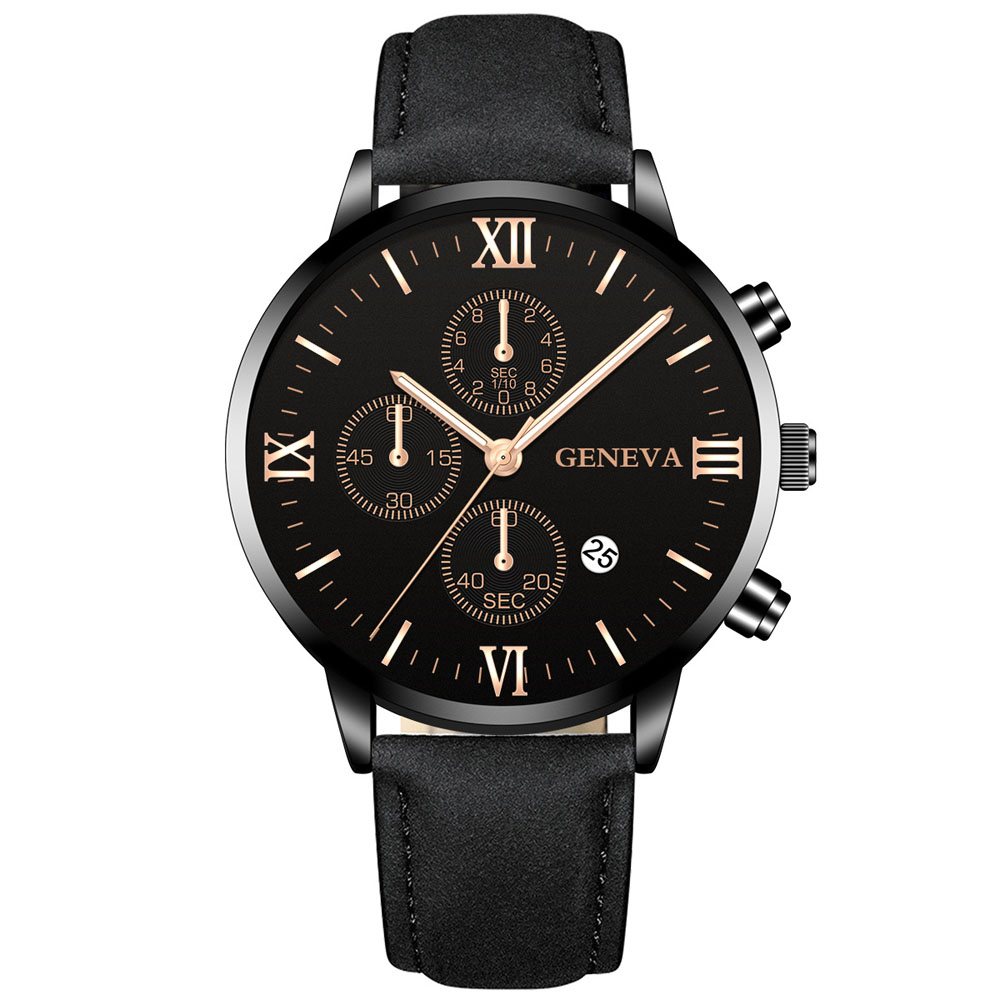 Genève Mode Mannen Datum Leger - Luxury Watch Packaging Box recensie en prijs