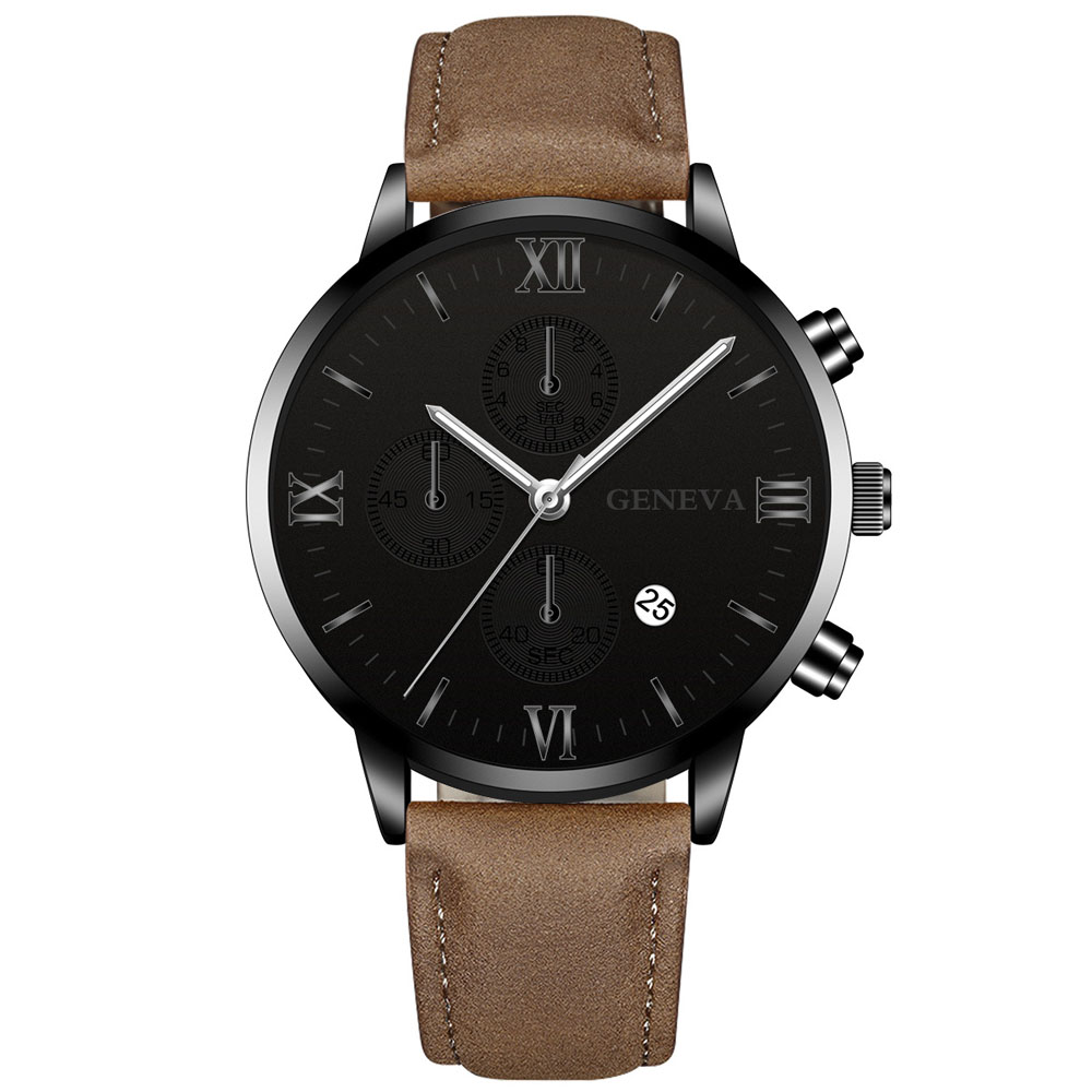 Genève Mode Mannen Datum Leger - Luxury Watch Packaging Box recensie en prijs