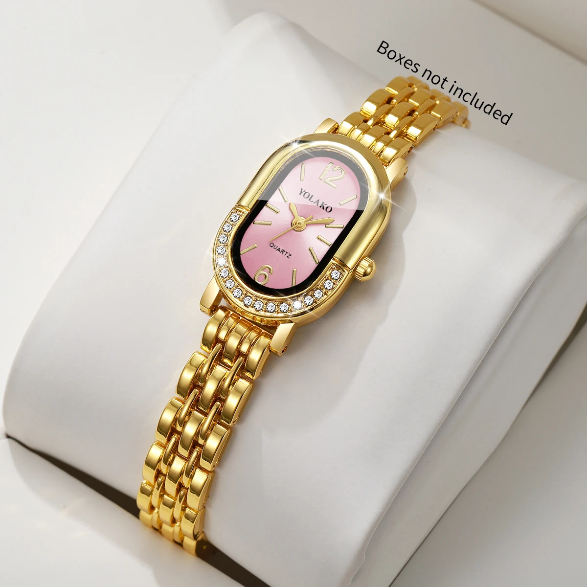 Luxe strass dames quartz horlo - Luxury Watch Safe recensie en prijs