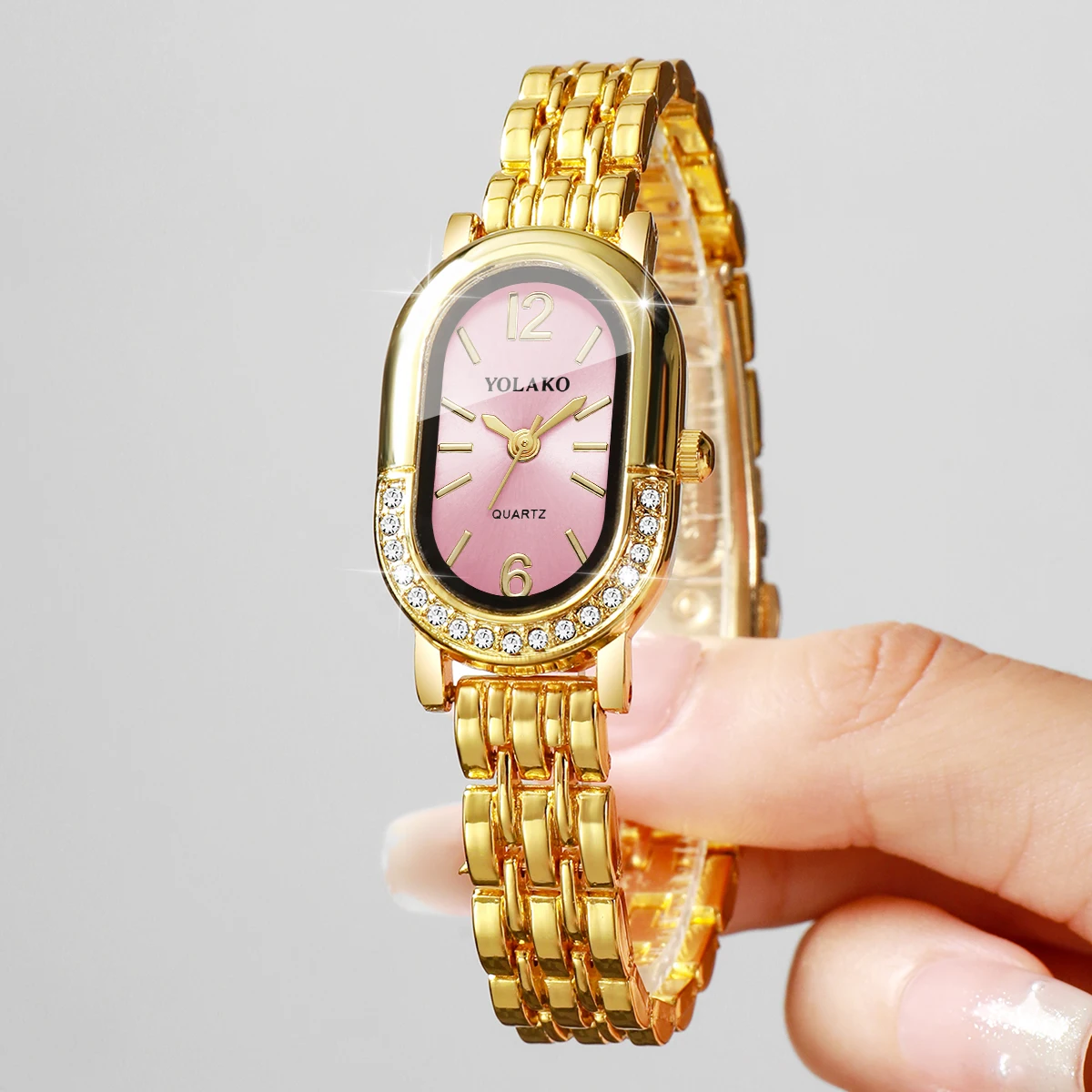 Luxe strass dames quartz horlo - Luxury Watch Safe recensie en prijs