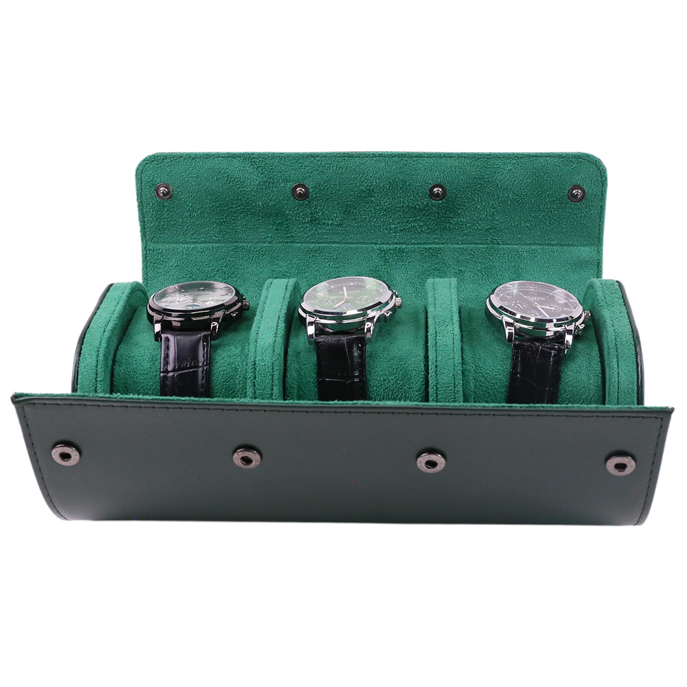Luxe draagbare 3-slots PU lede - Luxury Watch Case Travel recensie en prijs
