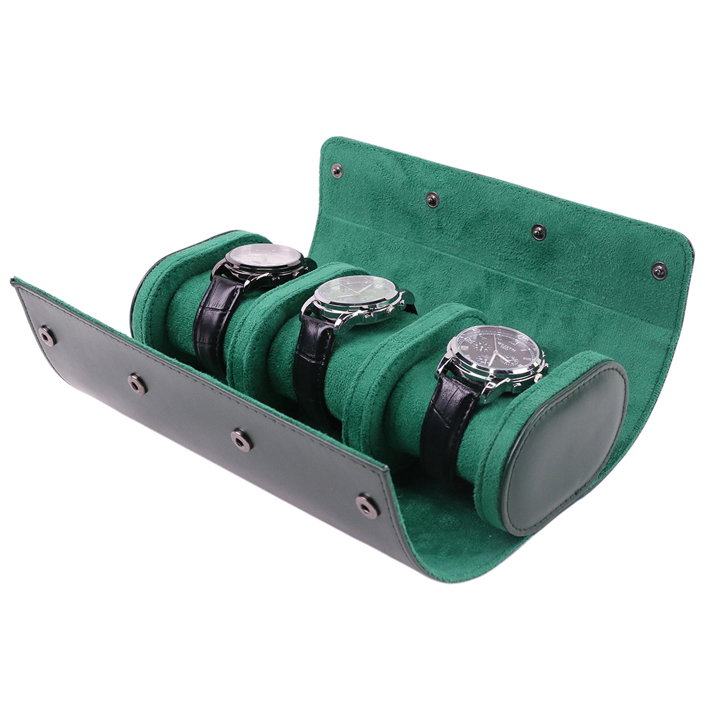 Luxe draagbare 3-slots PU lede - Luxury Watch Case Travel recensie en prijs