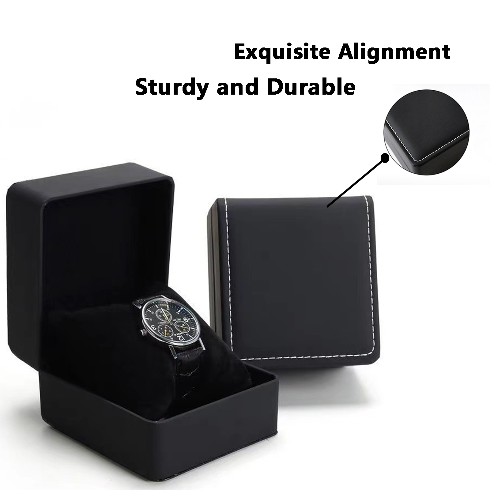 Lnofxas zwarte enkele horloge  - Luxury Watch Packaging Box recensie en prijs