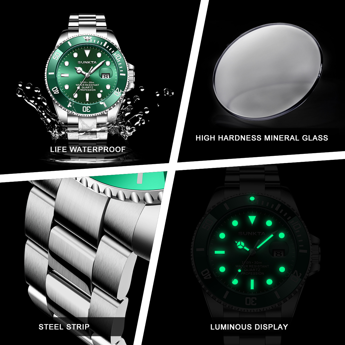 2026 SUNKTA Topmerk Luxe Heren - Luxury Watch All Brands recensie en prijs