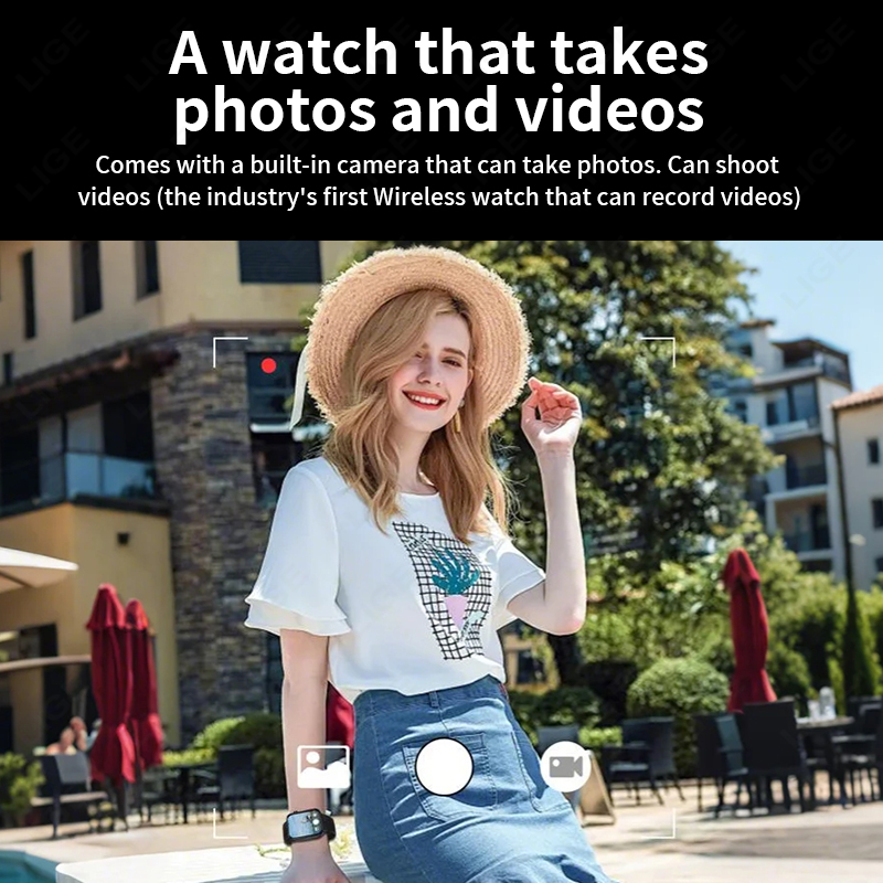 LIGE 512MB Camera Smartwatch 1 - Luxury Watch Makes recensie en prijs