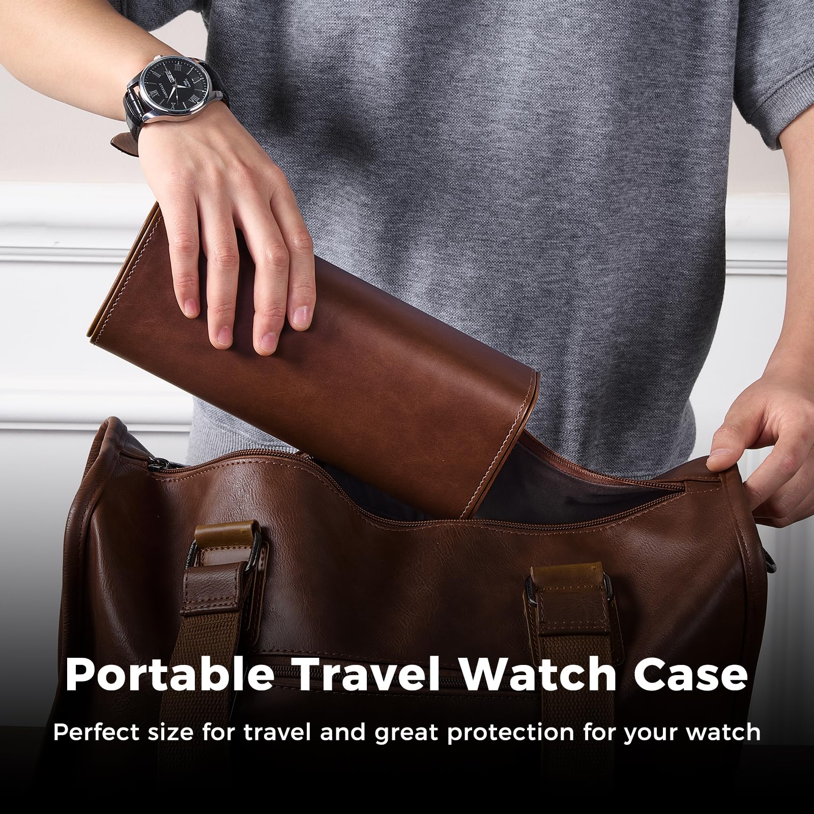 Luxe PU lederen horlogekoffer  - Luxury Watch Case Travel recensie en prijs