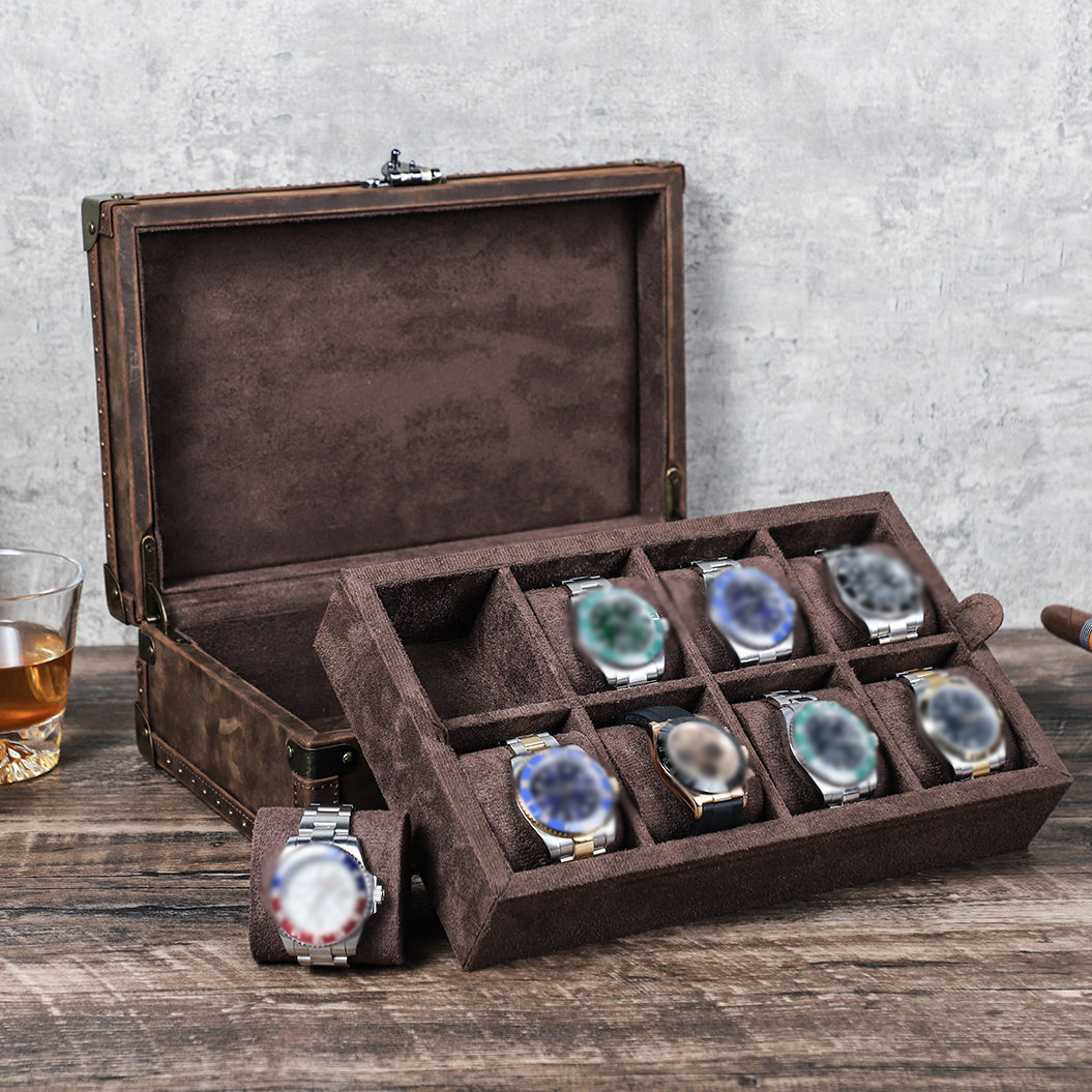 CONTACT'S FAMILY 8 Lederen Op  - Luxury Watch Case Travel recensie en prijs
