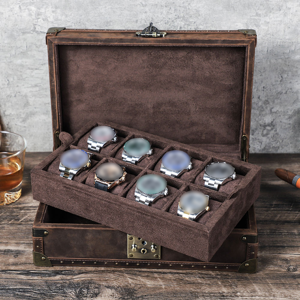 CONTACT'S FAMILY 8 Lederen Op  - Luxury Watch Case Travel recensie en prijs