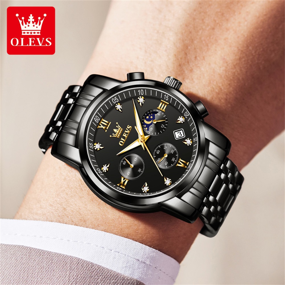 OLEVS Populaire herenhorloges  - Luxury Watch Safe recensie en prijs