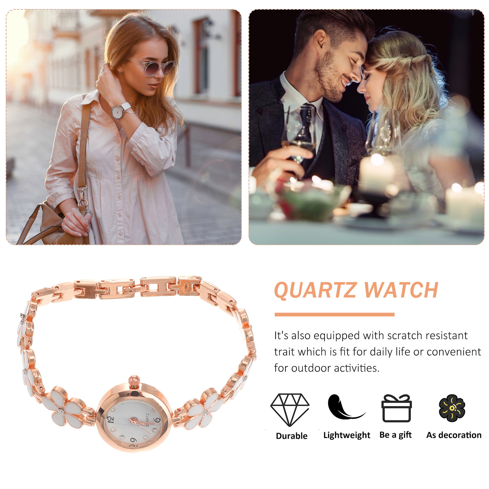 Elegant kristallen quartz armb - Luxury Watch In Usa recensie en prijs