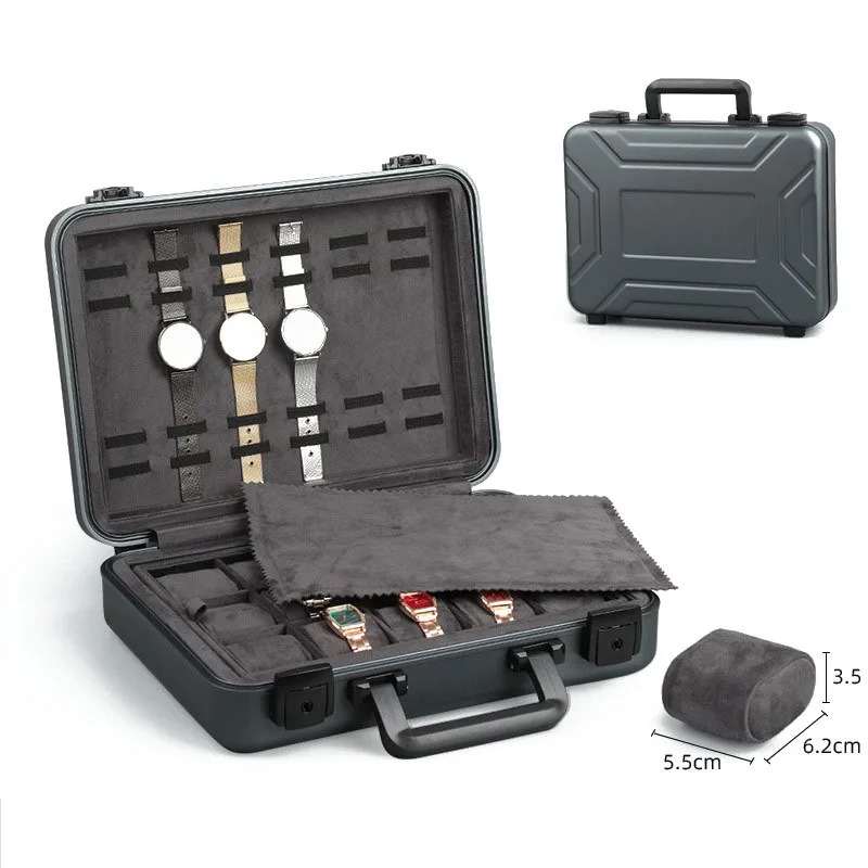 Aluminium Luxe Horloge Doos Gr - Luxury Watch Case Travel recensie en prijs