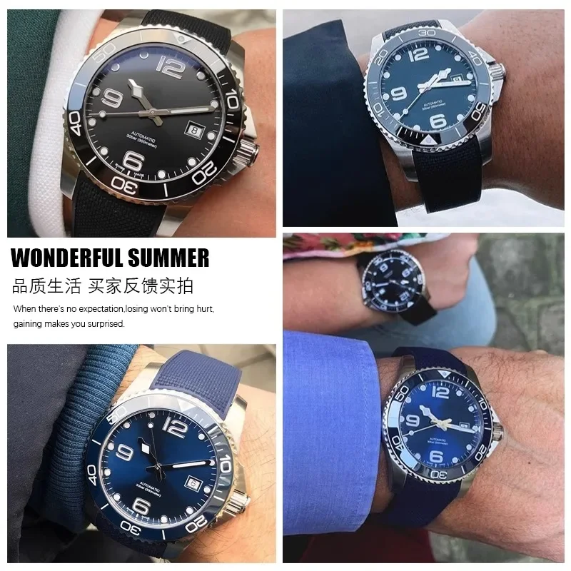 Hoge kwaliteit siliconen fluor - Luxury Watch Longines recensie en prijs