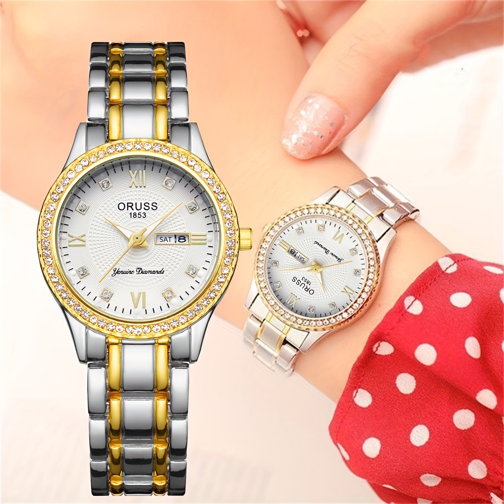 Dameshorlokkamer Goud Met Witt - Luxury Watch Grade recensie en prijs