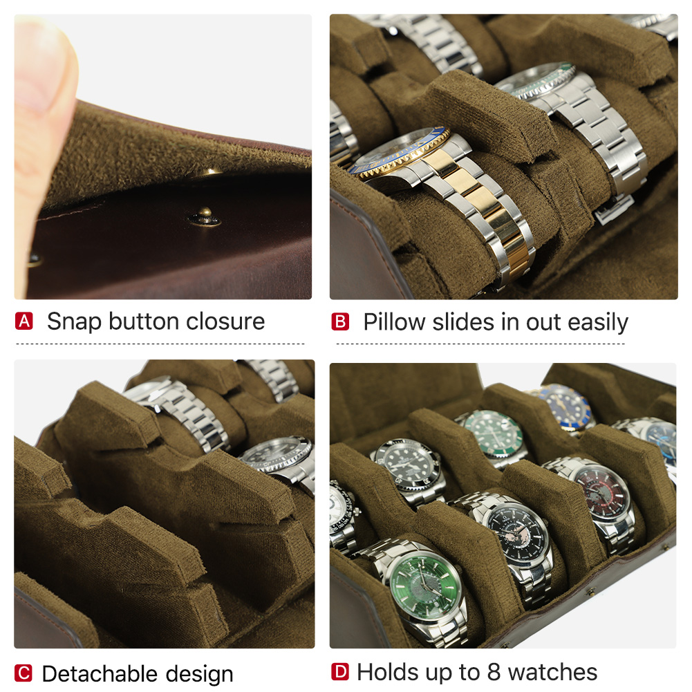 CONTACT'S FAMILY Luxe Echt Led - Luxury Watch Case Travel recensie en prijs