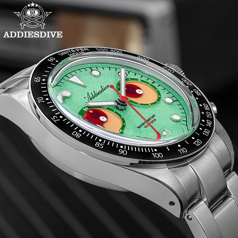 ADDIESDIVE chronograaf quartz  - Luxury Watch Makes recensie en prijs