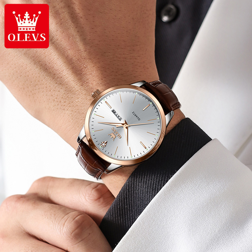 OLEVS 2935 heren quartz horlog - Luxury Watch Longines recensie en prijs