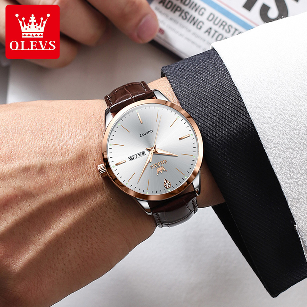 OLEVS 2935 heren quartz horlog - Luxury Watch Longines recensie en prijs