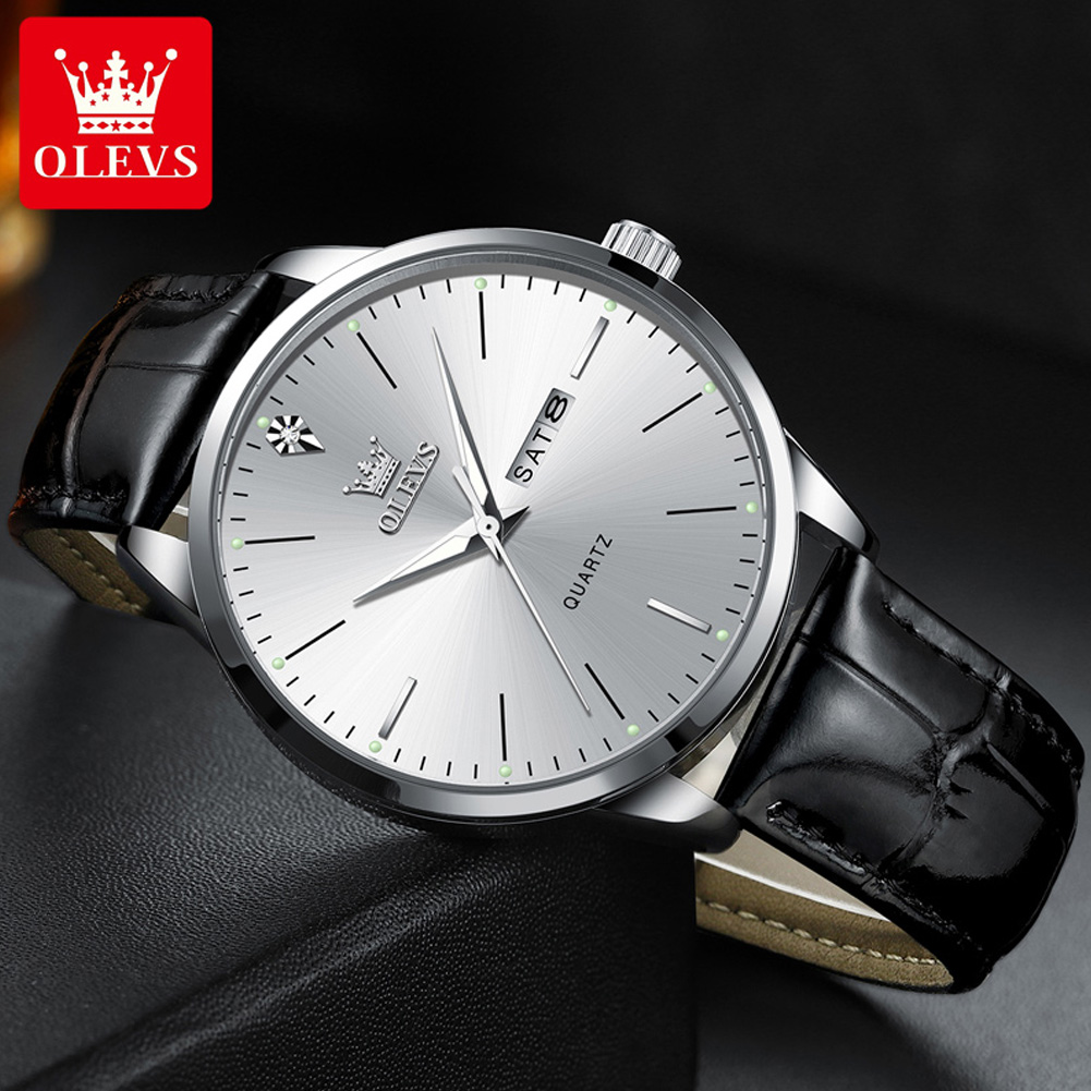 OLEVS 2935 Herenhorloge Dubbel - Luxury Watch Longines recensie en prijs