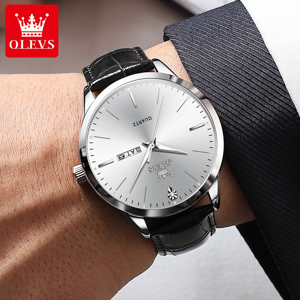 OLEVS 2935 Herenhorloge Dubbel - Luxury Watch Longines recensie en prijs