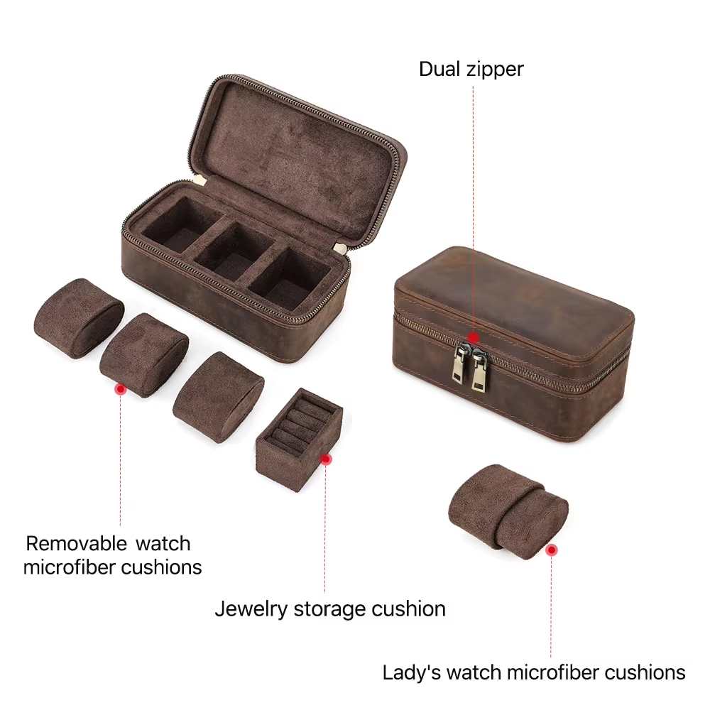 10/8/3/2 Grids Luxe Lederen Ho - Luxury Watch Case Travel recensie en prijs
