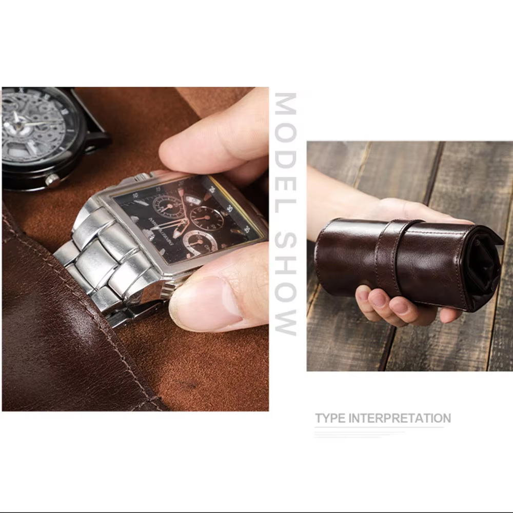 100% Echt Runderleren Horloge  - Luxury Watch Case Travel recensie en prijs